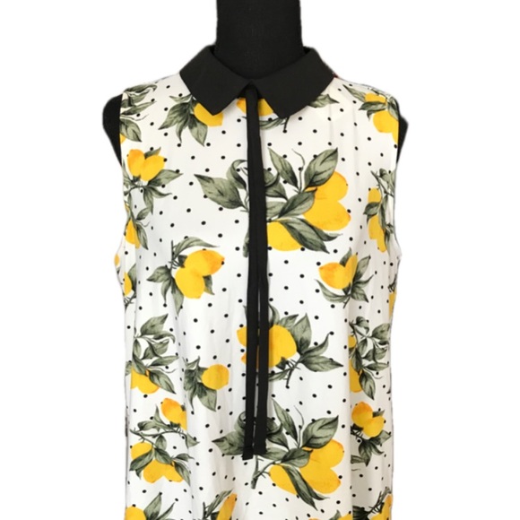 🎀NWT Faith & Joy Los Angeles Floral Large Size Ladies Sleeveless Blouse Top - Picture 4 of 8